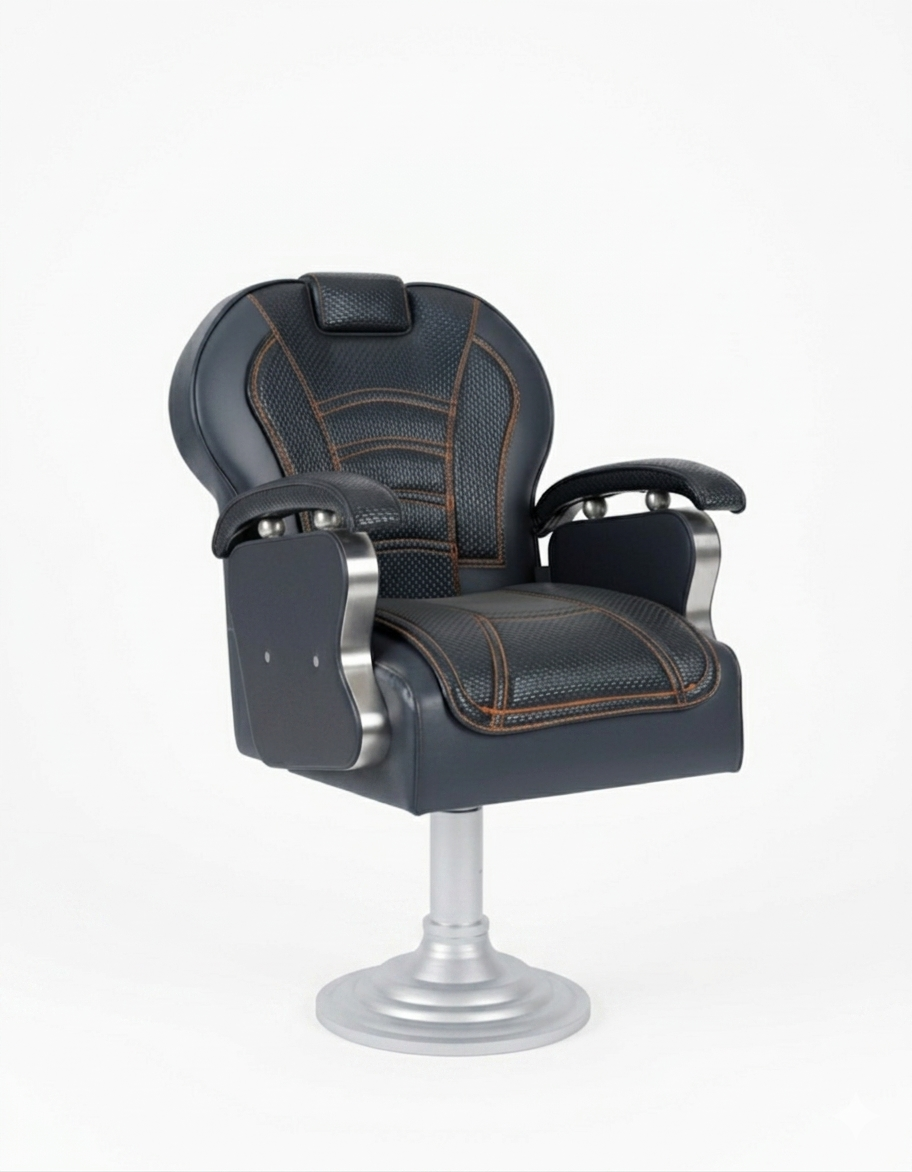 ঢালাই পায়ার ডাবল রেকছিনের তৈরি চেয়ার